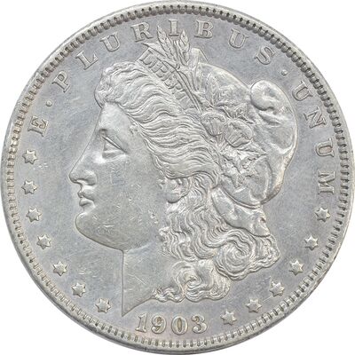 سکه یک دلار 1903 مورگان - EF45 - آمریکا