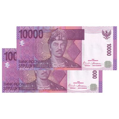 اسکناس 10000 روپیه 2009 جمهوری - جفت - UNC64 - اندونزی