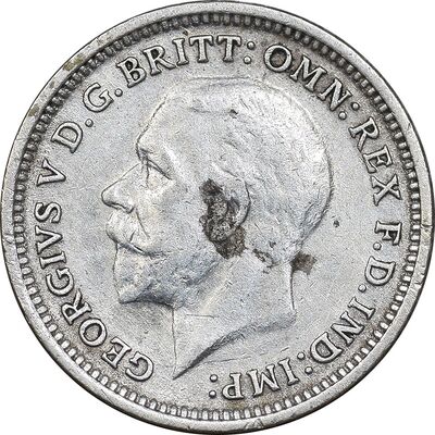 سکه 3 پنس 1934 جرج پنجم - EF45 - انگلستان