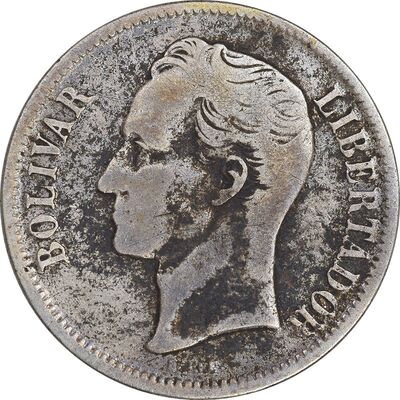 سکه 1 بولیوار 1954 - VF30 - ونزوئلا