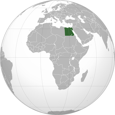 نقشه کشور مصر