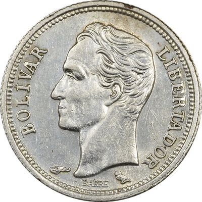 سکه 25 سنتیمو 1960 - AU55 - ونزوئلا