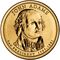 1 دلار جان آدامز - USA 1 Dollar copper coin - Presidential - John Adams