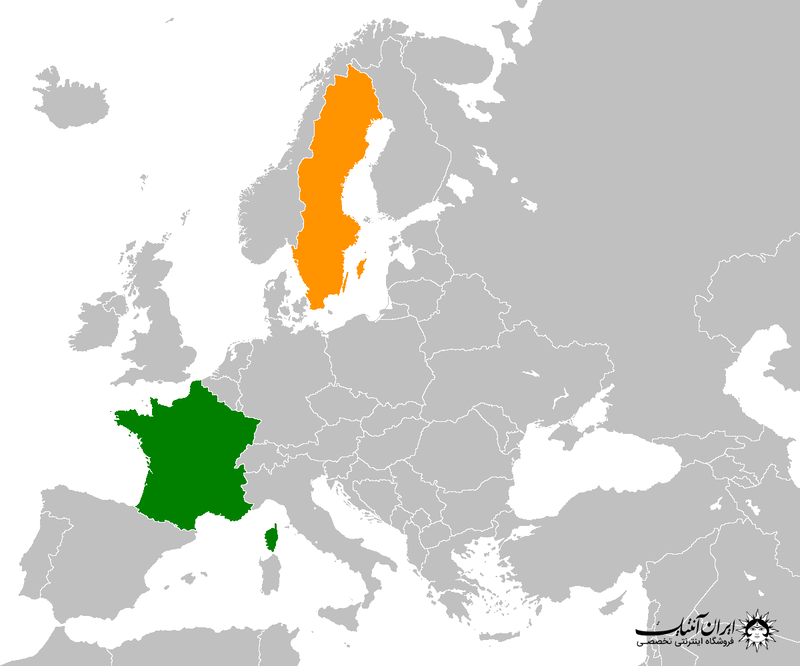 France Sweden Globe Map France Sweden Globe Map