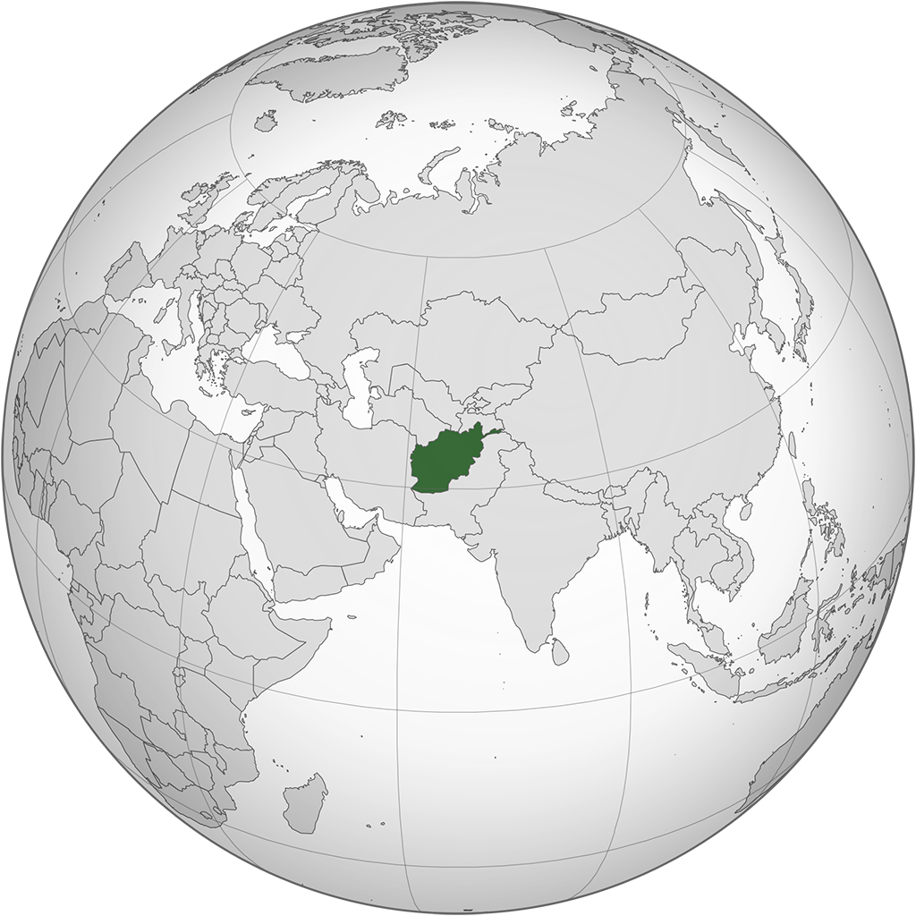    Afghanistan Orthographic Projection Iranantiq Com 