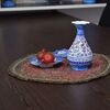 گلدان میناکاری طرح گل و مرغ - 13 سانتی در چیدمان