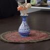 گلدان میناکاری طرح گل و مرغ - 13 سانتی در چیدمان