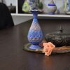 گلدان میناکاری طرح اسلیمی و ختایی - 20 سانتی در چیدمان