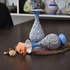 گلدان میناکاری طرح اسلیمی و ختایی - 20 سانتی در چیدمان