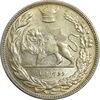 سکه 2000 دینار 1306T تصویری - AU58 - رضا شاه