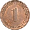 سکه 1 فینیگ 1977F جمهوری فدرال - AU50 - آلمان