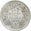 سکه 1 روپیه 1862 ویکتوریا - EF45 - هند