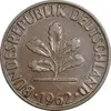 سکه 2 فینیگ 1962G جمهوری فدرال - EF45 - آلمان
