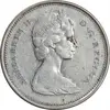 سکه 25 سنت 1968 الیزابت دوم - EF40 - کانادا