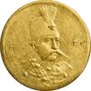 سکه طلا 5000 دینار 1324 تصویری - MS62 - مظفرالدین شاه