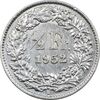 سکه 1/2 فرانک 1952 دولت فدرال - AU50 - سوئیس سکه 1/2 فرانک 1952 دولت فدرال - AU50 - سوئیس