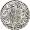 سکه 1/2 فرانک 1952 دولت فدرال - MS61 - سوئیس سکه 1/2 فرانک 1952 دولت فدرال - MS61 - سوئیس