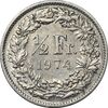 سکه 1/2 فرانک 1974 دولت فدرال - EF45 - سوئیس سکه 1/2 فرانک 1974 دولت فدرال - EF45 - سوئیس