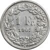 سکه 1 فرانک 1907 دولت فدرال - VF30 - سوئیس