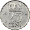 سکه 25 سنت 1972 یولیانا - EF45 - هلند