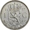 سکه 1 گلدن 1957 یولیانا - AU50 - هلند