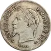 سکه 20 سانتیم 1866 ناپلئون سوم - EF40 - فرانسه