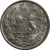 سکه 5000 دینار 1343 تصویری (بدون یقه) - MS62 - احمد شاه سکه 5000 دینار 1343 تصویری (بدون یقه) - MS62 - احمد شاه