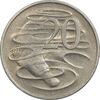 سکه 20 سنت 1969 الیزابت دوم - EF45 - استرالیا