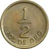 سکه 1/2 سول 1975 جمهوری - AU50 - پرو