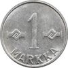 سکه 1 مارک 1954 جمهوری - MS61 - فنلاند