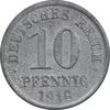 سکه 10 فینیگ 1918 ویلهلم دوم - VF35 - آلمان