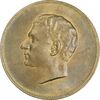 مدال برنز بیست و پنجمین سال سلطنت 1344 - AU58 - محمدرضا شاه