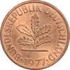 سکه 2 فینیگ 1977F جمهوری فدرال - MS64 - آلمان