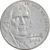 سکه 5 سنت 2006P جفرسون - AU55 - آمریکا