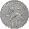 سکه 10 پنس 1975 الیزابت دوم - EF45 - انگلستان