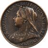 سکه 1 فارتینگ 1901 ویکتوریا - EF45 - انگلستان سکه 1 فارتینگ 1901 ویکتوریا - EF45 - انگلستان