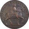 ژتون 1/2 پنی 1791 ویلیام سوم - EF40 - انگلستان