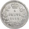 سکه 5 سنت 1858 ویکتوریا - AU50 - کانادا سکه 5 سنت 1858 ویکتوریا - AU50 - کانادا