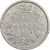 سکه 10 سنت 1858 ویکتوریا - VF35 - کانادا