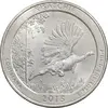 سکه کوارتر دلار 2015P جنگل ملی کیساچی - AU58 - آمریکا