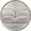 سکه کوارتر دلار 2007D ایالتی (یوتا) - AU55 - آمریکا