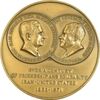مدال برنز شاه و نیکسون - AU - محمد رضا شاه