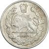 سکه 2000 دینار 1323 تصویری - EF45 - مظفرالدین شاه