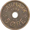 سکه 5 اوره 1928 کریستیان دهم - EF40 - دانمارک