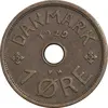 سکه 1 اوره 1929 کریستیان دهم - EF45 - دانمارک