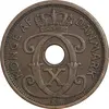 سکه 1 اوره 1929 کریستیان دهم - EF45 - دانمارک