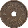 سکه 1 اوره 1929 کریستیان دهم - EF45 - دانمارک