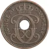 سکه 2 اوره 1927 کریستیان دهم - EF40 - دانمارک