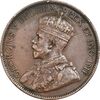 سکه 1 سنت 1913 نیوفاندلند جرج پنجم - EF45 - کانادا