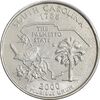 سکه کوارتر دلار 2000P ایالتی (کارولینای جنوبی) - AU50 - آمریکا